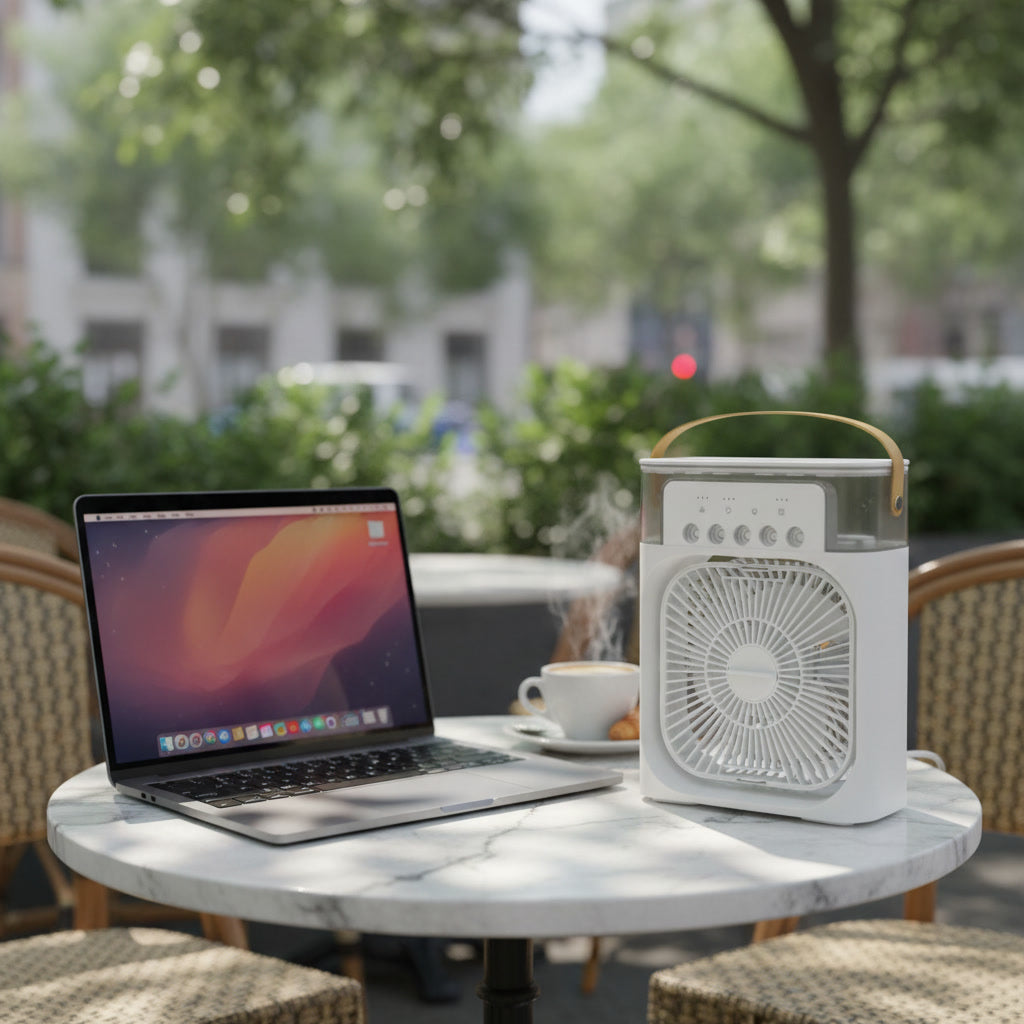 Portable Cooling Ice Fan