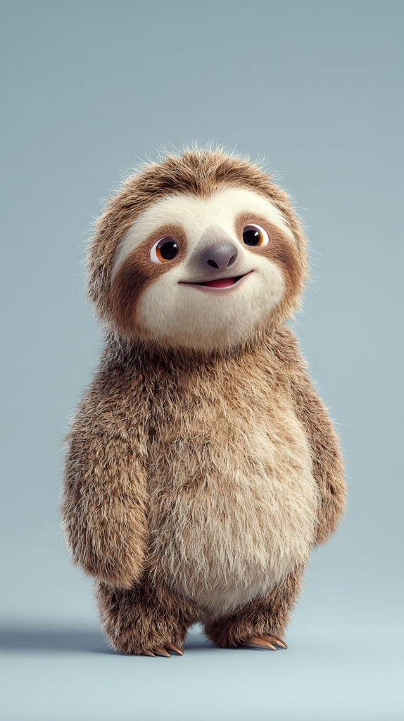 Vekhu Sloth Mascot
